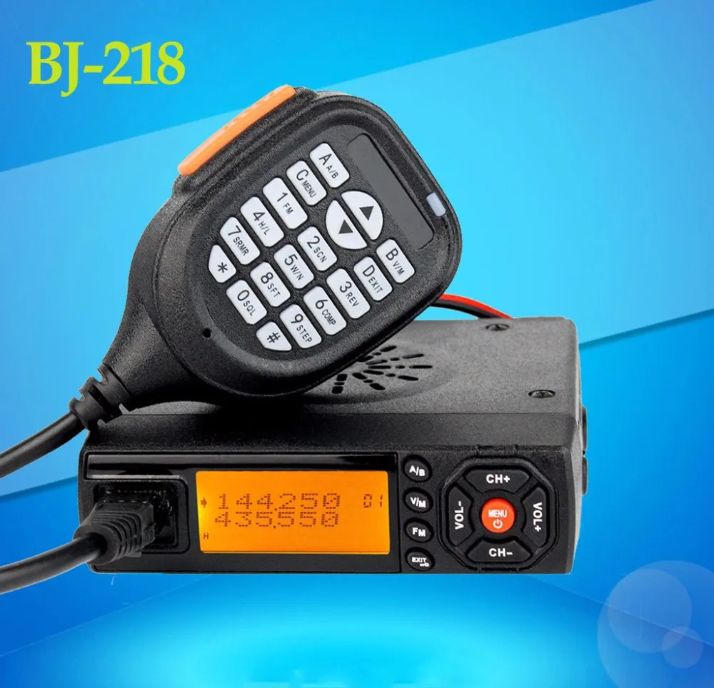 MINI Baojie BJ-218 25W Output Power Mobile Radio VHF UHF 136-174 400-470MHz Ham Radio Car Walkie Talkie For Car Bus Taxi Radio
MINI Baojie BJ-218 25W Output Power Mobile Radio VHF UHF 136-174 400-470MHz Ham Radio Car Walkie Talkie For Car Bus Taxi Radio