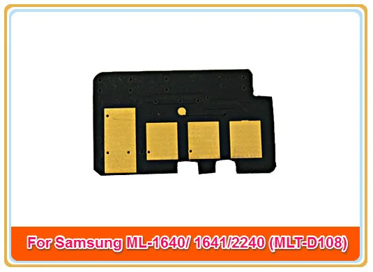 (10 pieces/lot) Toner Cartridge Chip For Laser Printer Samsung ML-1640 1641 2240 (MLT-D108),Wholesale Price!
(10 pieces/lot) Toner Cartridge Chip For Laser Printer Samsung ML-1640 1641 2240 (MLT-D108),Wholesale Price!