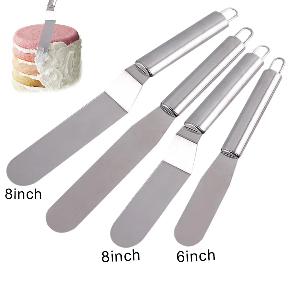 1PCS Stainless Steel Butter Cake Cream Blade Spatula Straight Bend Icing Frosting Spreader Fondant Pastry Kitchen Cake Tool XHZ
1PCS Stainless Steel Butter Cake Cream Blade Spatula Straight Bend Icing Frosting Spreader Fondant Pastry Kitchen Cake Tool XHZ