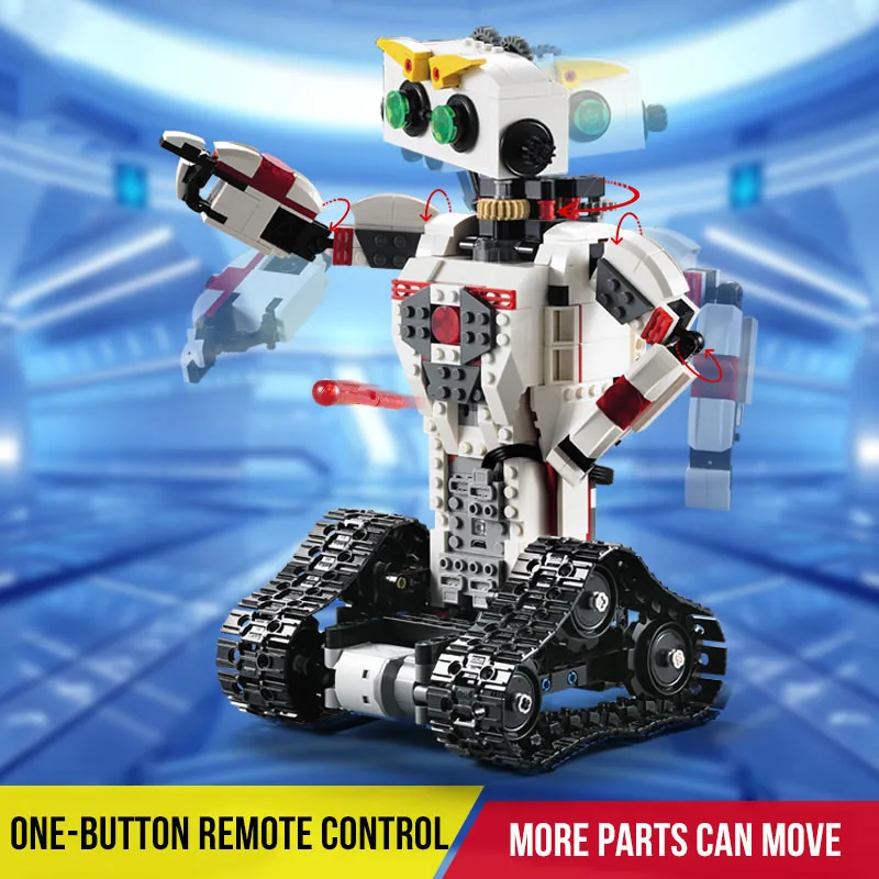 Remote Walkable Robot Building Blocks Creative Robot Blocks Children'S Toys Educational Toys Bricks Remote Control Toy
Remote Walkable Robot Building Blocks Creative Robot Blocks Children'S Toys Educational Toys Bricks Remote Control Toy