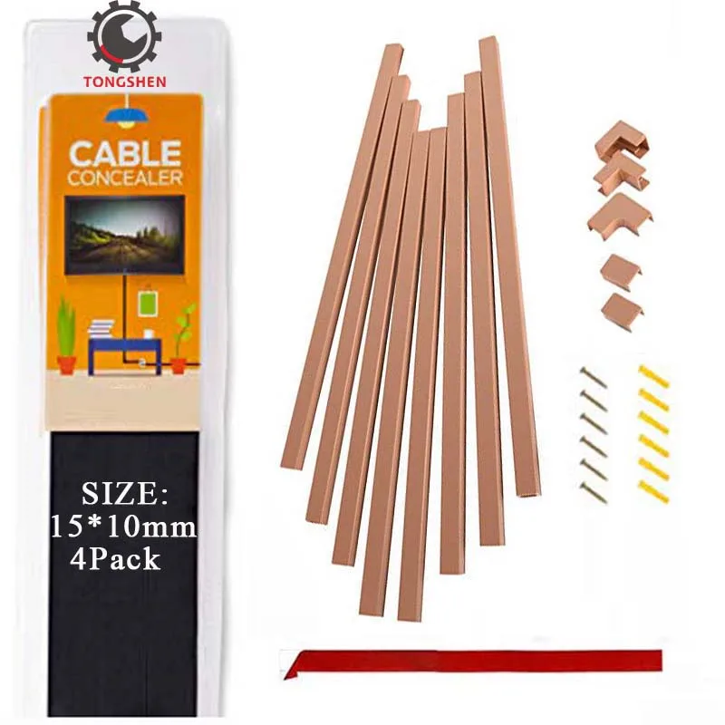 15x10mm Brown Cord Mate Cable Raceways To Hide Cables and Wires Mini Cordmate Cord Cover PVC Cable Cover Gray TV Cable Concealer
15x10mm Brown Cord Mate Cable Raceways To Hide Cables and Wires Mini Cordmate Cord Cover PVC Cable Cover Gray TV Cable Concealer
