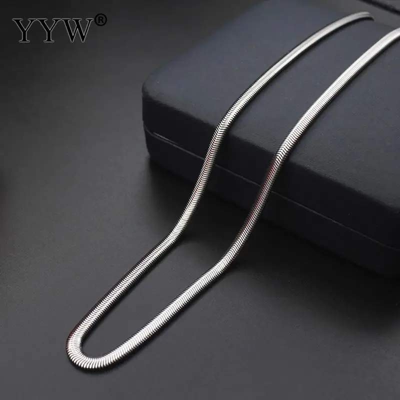 YYW Wholesale 3-6mm Stainless Steel Flat Snake Chain Necklace Fashion Jewelry For Men and Women Length 45-60cm Stainless Steel
YYW Wholesale 3-6mm Stainless Steel Flat Snake Chain Necklace Fashion Jewelry For Men and Women Length 45-60cm Stainless Steel