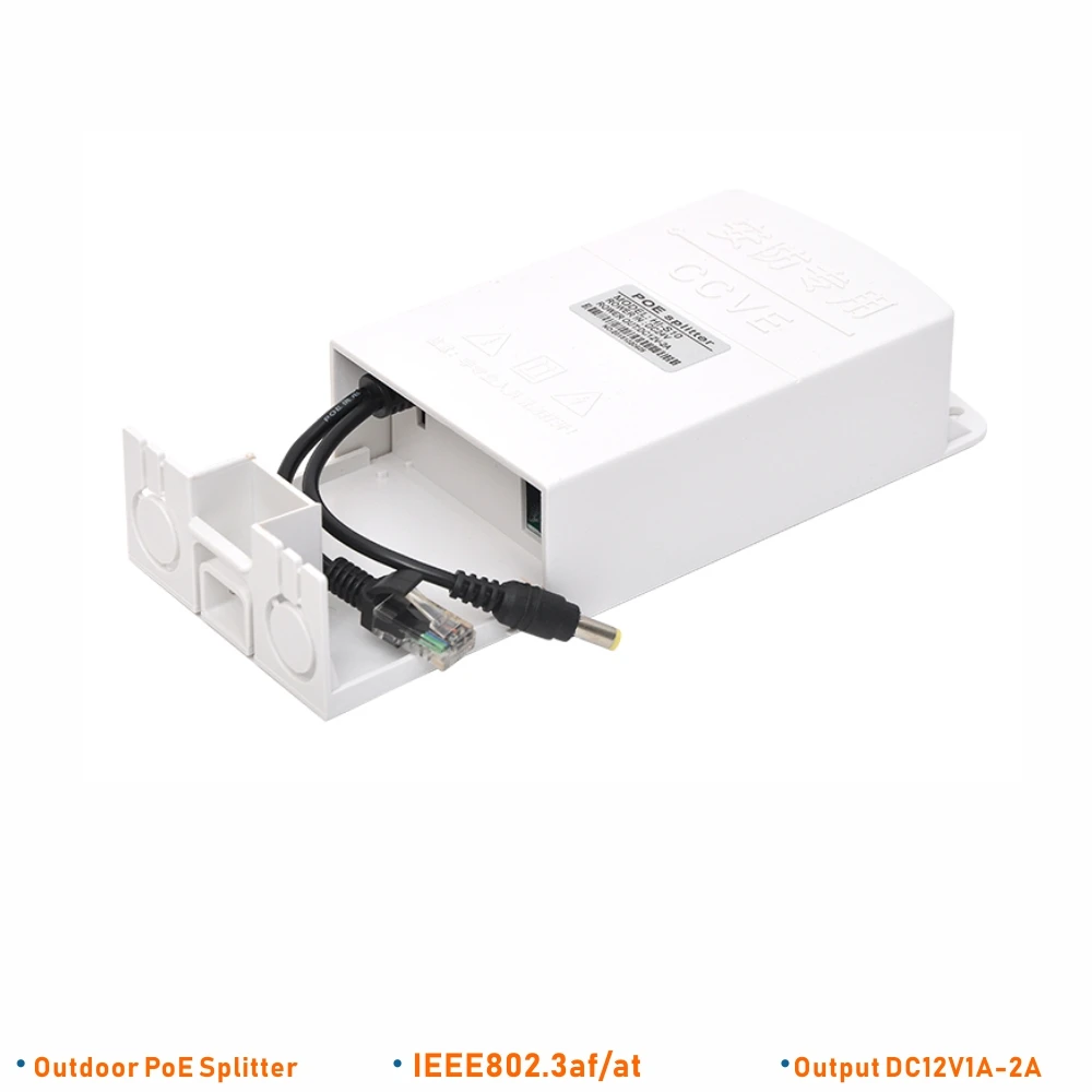 Сплиттер ENSTER IEEE802.3af/at PoE для улицы позволяет IP камере без работать с