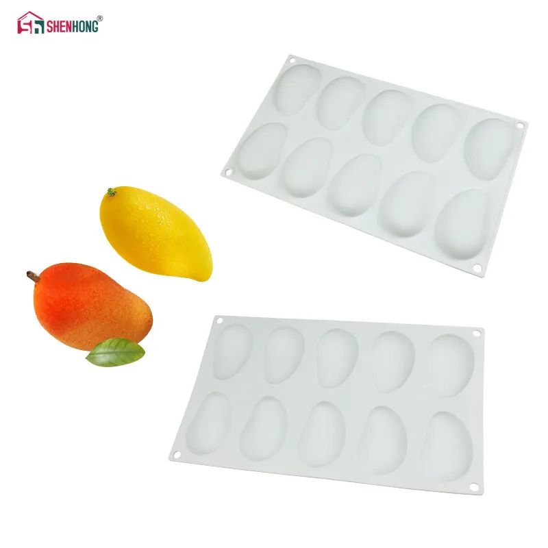 NEW 10 Hole Mango Silicone Cake Mold For Baking Fruit Pastry Mould Dessert Mousse Pan Chocolates Moule Bakeware Home Party
NEW 10 Hole Mango Silicone Cake Mold For Baking Fruit Pastry Mould Dessert Mousse Pan Chocolates Moule Bakeware Home Party