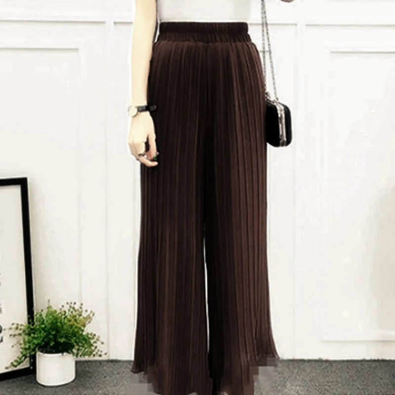 Newly Women Chiffon Loose Pants High Waist Ruffled Hem Thin Pleated Trumpet Casual Trousers m99
Newly Women Chiffon Loose Pants High Waist Ruffled Hem Thin Pleated Trumpet Casual Trousers m99