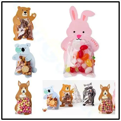 50* 10pcs/set cute animal baby shower birthday party gift bags candy cookie baking bag candy box with bear rabbit greeting cards
50* 10pcs/set cute animal baby shower birthday party gift bags candy cookie baking bag candy box with bear rabbit greeting cards