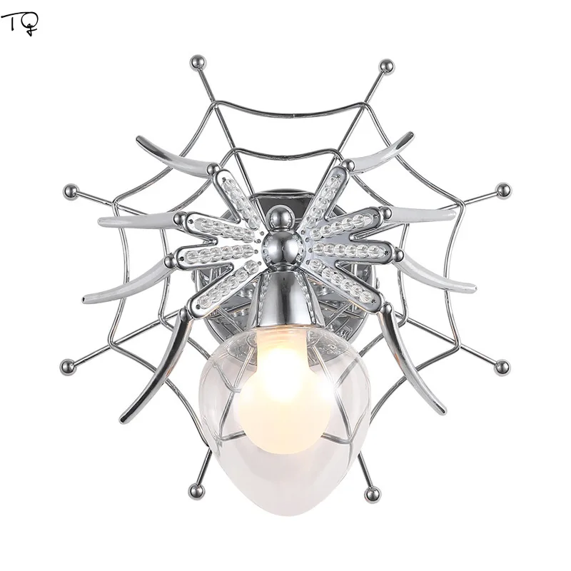Insect Spider Individual Industrial Wall Light Crystal Metal Loft Decor Bed Light Bedside Living Room Creative Led Light Fixture
Insect Spider Individual Industrial Wall Light Crystal Metal Loft Decor Bed Light Bedside Living Room Creative Led Light Fixture