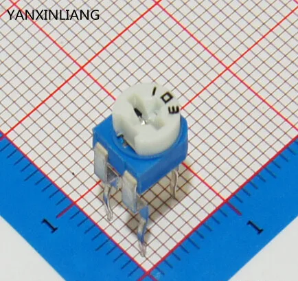 Триммер Trimpot 10k ohm R переменный резистор горизонтальный тип 103 100 шт.|variable resistor|trimpot