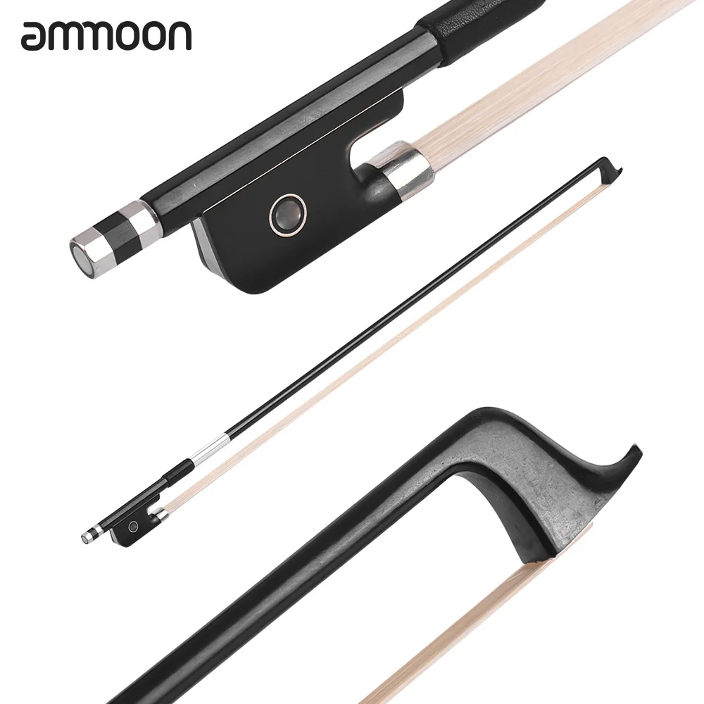 ammoon 4/4 Cello Bow Violoncello Bow Well Balanced Carbon Fiber Round Stick Ebony Frog White Horsehair Cello Parts Accessories
ammoon 4/4 Cello Bow Violoncello Bow Well Balanced Carbon Fiber Round Stick Ebony Frog White Horsehair Cello Parts Accessories