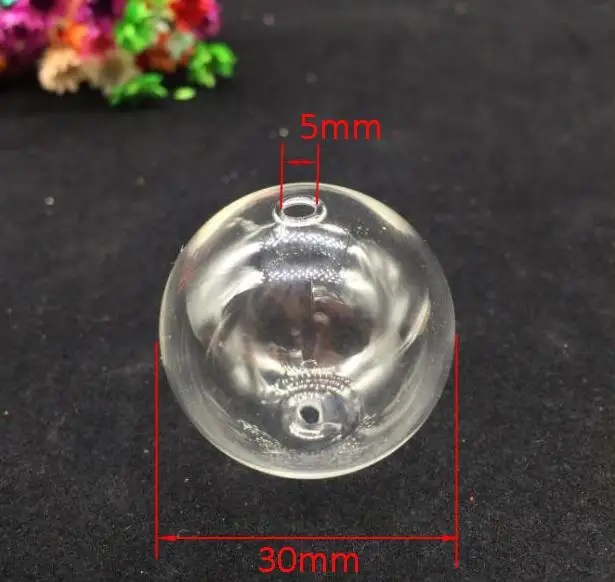 10pcs 30mm round glass globe bubble double hole ball glass vial pendant glass bottle diy jar necklace party garden accessories
10pcs 30mm round glass globe bubble double hole ball glass vial pendant glass bottle diy jar necklace party garden accessories