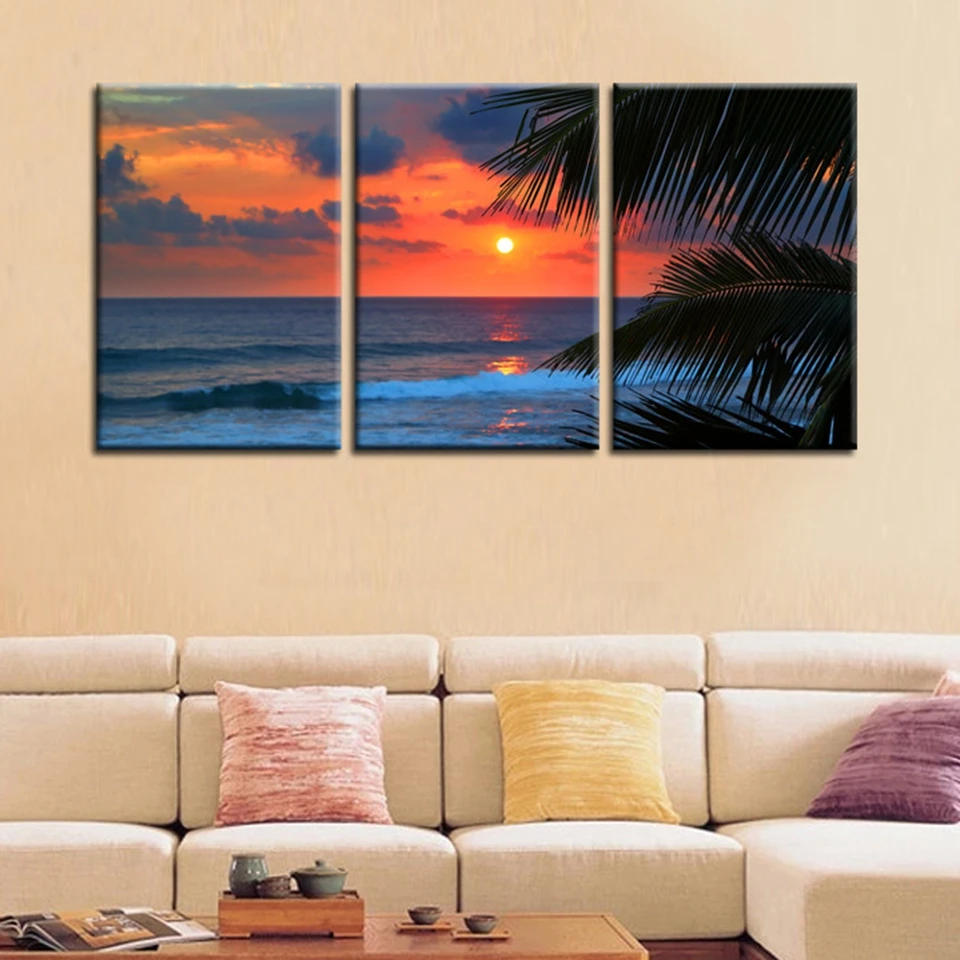 Modern Canvas Painting Frame HD Printed Wall Art Pictures 3 Pieces Beautiful Sea Sunset Landscape Posters Room Home Decoration
Modern Canvas Painting Frame HD Printed Wall Art Pictures 3 Pieces Beautiful Sea Sunset Landscape Posters Room Home Decoration