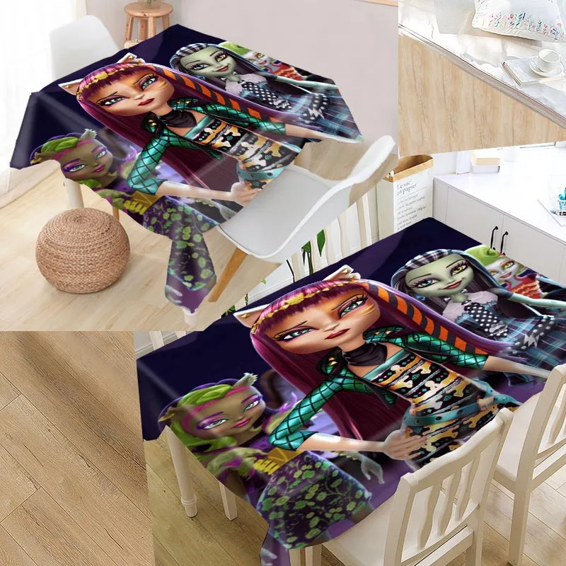 Custom Monster High Modern Dustproof Tablecloth High Quality Print Tablecloth Everything for Home and Kitchen
Custom Monster High Modern Dustproof Tablecloth High Quality Print Tablecloth Everything for Home and Kitchen