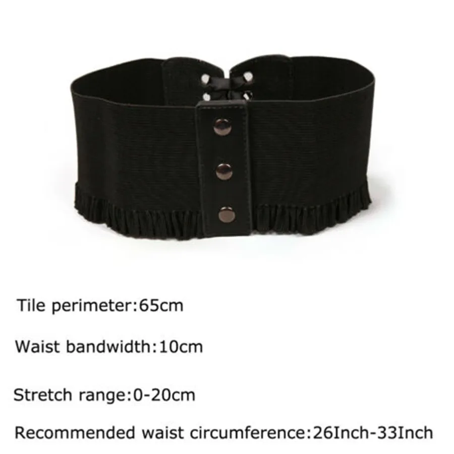 Women's Corset Belt Female Fashion Punk Dress Waistbands Lady Girls Elastic Stretch Wide Waist Belts
Women's Corset Belt Female Fashion Punk Dress Waistbands Lady Girls Elastic Stretch Wide Waist Belts