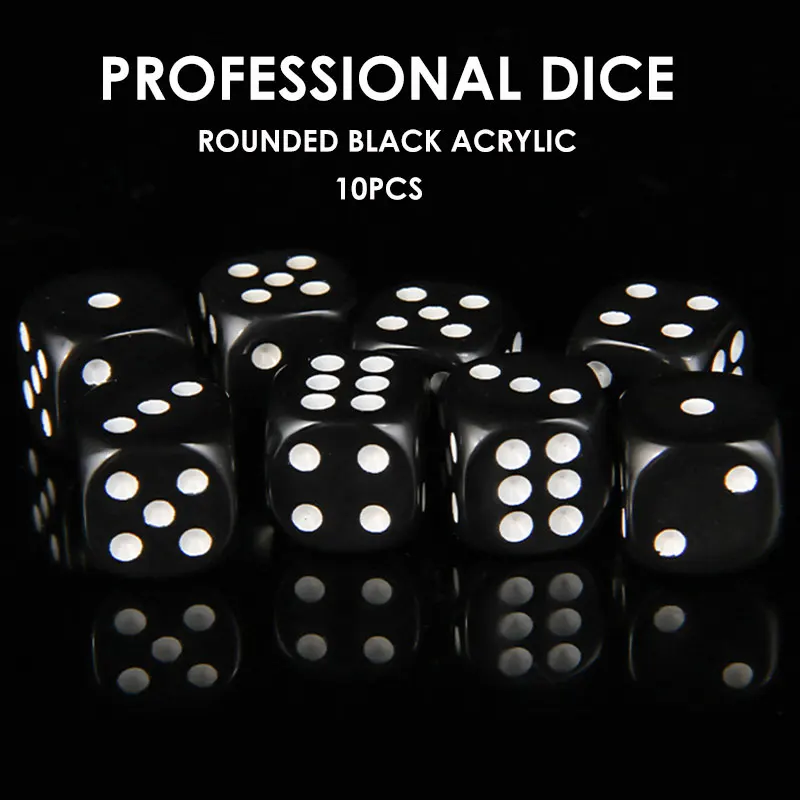 Set of 10 Six Sided Opaque 12mm D6 Dice White/Black Dice Six Sided Standard Die Game Accessories White With Black Pips
Set of 10 Six Sided Opaque 12mm D6 Dice White/Black Dice Six Sided Standard Die Game Accessories White With Black Pips