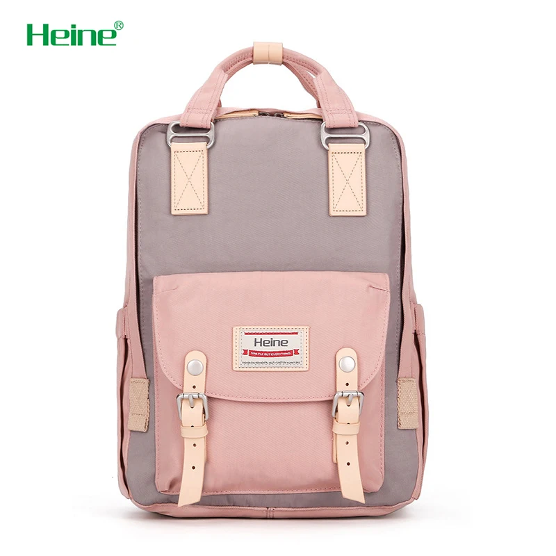 Heine Women Backpack Waterproof Canvas School Bags Female Travel Bagpack Handbag Mochila Maternity Baby Nappy Bag | Багаж и сумки