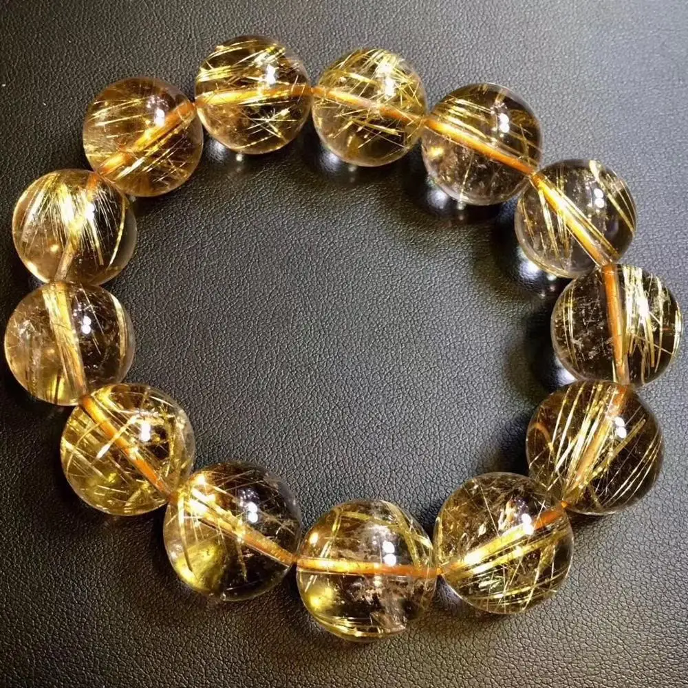 Certificate 18mm Natural Gold Rutilated Titanium Bracelet Brazil Round Beads Healing Stretch Women Men Wealthy Jewelry AAAAA
Certificate 18mm Natural Gold Rutilated Titanium Bracelet Brazil Round Beads Healing Stretch Women Men Wealthy Jewelry AAAAA