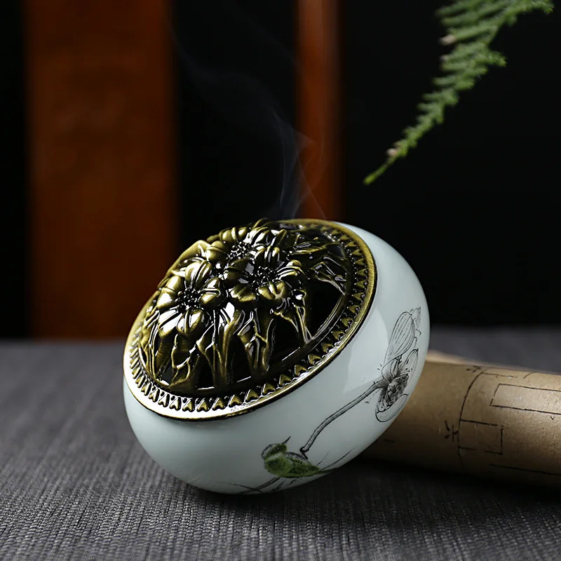Курильница для благовоний, ручная роспись, керамическая горелка, домашняя искусственная подставка, сандаловое дерево, аромат, сплав, малень...
Курильница для благовоний, ручная роспись, керамическая горелка, домашняя искусственная подставка, сандаловое дерево, аромат, сплав, малень...