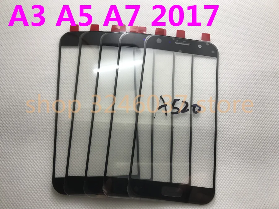 100 шт. сменная сенсорная панель для Samsung Galaxy A3 A320 A5 A520 A520F A7 A720 2017 сенсорный ЖК экран
