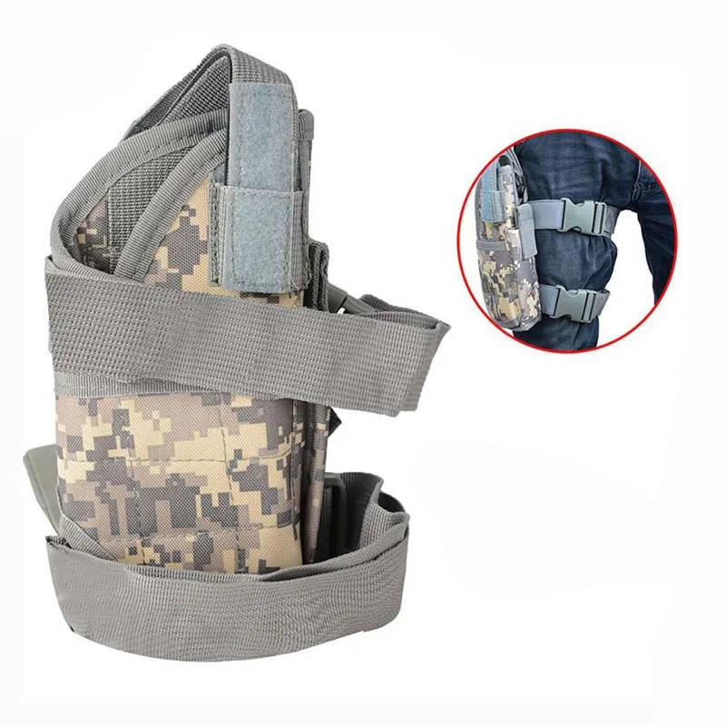 High Quality Tactical Leg Holster Military Shooting Pistol Gun Drop Thigh Holster Airsoft Pouch Bag Magic Strap Fit All Size Gun
High Quality Tactical Leg Holster Military Shooting Pistol Gun Drop Thigh Holster Airsoft Pouch Bag Magic Strap Fit All Size Gun