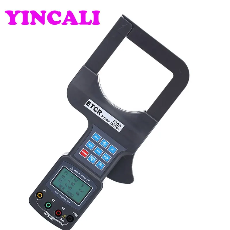 Fast Shipping Three Phase Power Tester ETCR7300 with Large Caliber Multi-function Power Meter Measuring AC 0.00mA~1200A, 0~600V
Fast Shipping Three Phase Power Tester ETCR7300 with Large Caliber Multi-function Power Meter Measuring AC 0.00mA~1200A, 0~600V