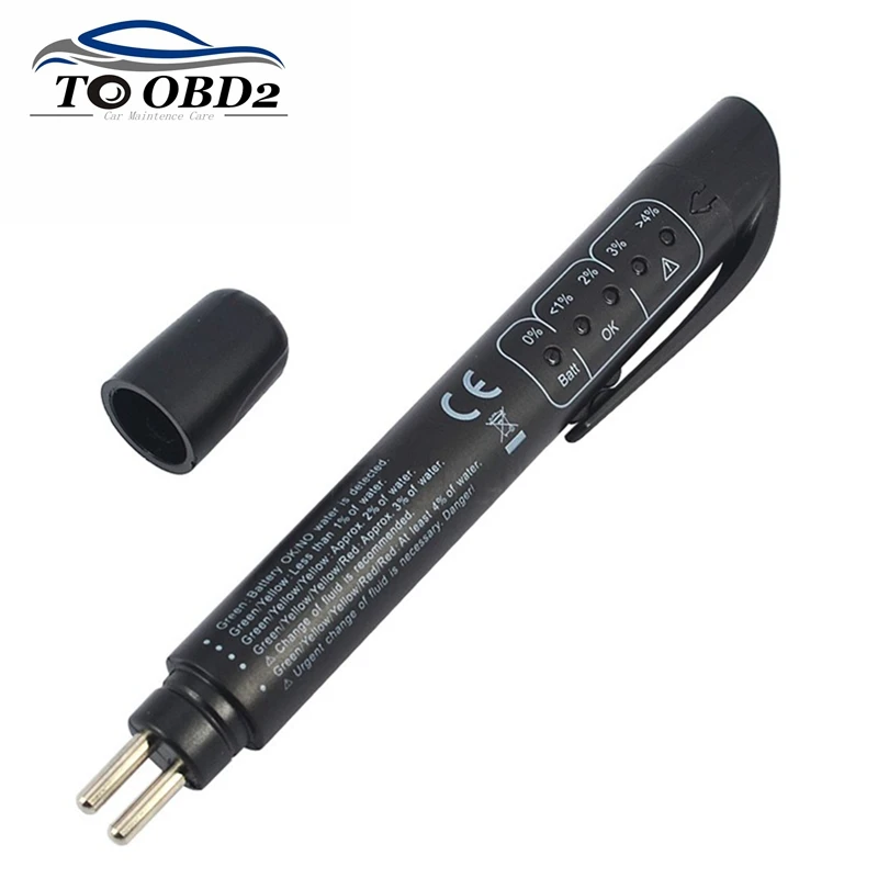 Professional Car Detector Diagnostic Tool Auto Testing Vehicle Universal Brake Fluid Tester For DOT3/DOT4 Check Fluid Quality
Professional Car Detector Diagnostic Tool Auto Testing Vehicle Universal Brake Fluid Tester For DOT3/DOT4 Check Fluid Quality