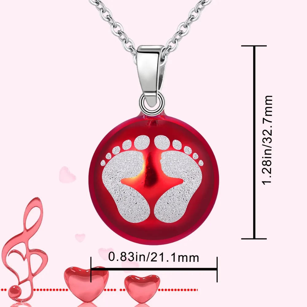 EUDORA Copper 20mm Harmony Bola Ball Necklace Chime Ball Pendant for Women Fashion Jewelry Gift Mexican Pregnancy Ball N14NB224
EUDORA Copper 20mm Harmony Bola Ball Necklace Chime Ball Pendant for Women Fashion Jewelry Gift Mexican Pregnancy Ball N14NB224