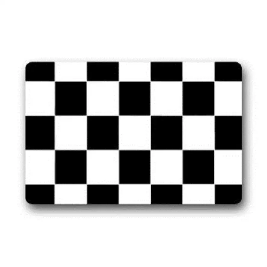 Custom Black White Checkered Pattern Non Slip Doormat Floor Mat Decor Mat Rug- 23.6"(L) x 15.7"(W) Thickness
Custom Black White Checkered Pattern Non Slip Doormat Floor Mat Decor Mat Rug- 23.6"(L) x 15.7"(W) Thickness