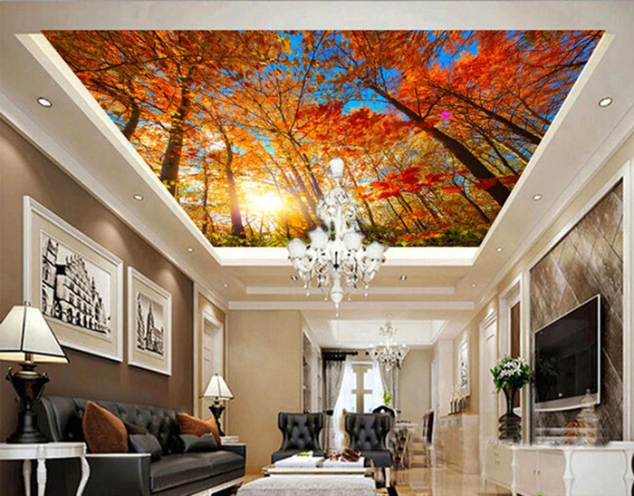 Custom 3D murals,Autumn maple tree suspended ceiling decorative murals ,living room sofa TV wall bedroom background wall paper
Custom 3D murals,Autumn maple tree suspended ceiling decorative murals ,living room sofa TV wall bedroom background wall paper