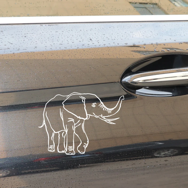 YJZT 16.7CM*12.2CM Elephant Hollowing Out Decoration Car Door Car Sticker Vinyl Deca Black/Silver C4-1642
YJZT 16.7CM*12.2CM Elephant Hollowing Out Decoration Car Door Car Sticker Vinyl Deca Black/Silver C4-1642