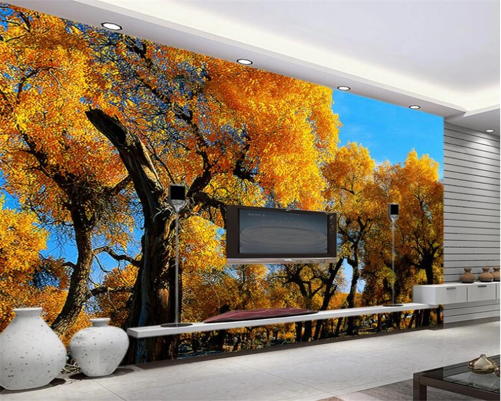 Beibehang wallpaper large mural gold leaf tree tree view living room bedroom sofa TV wall Mural photo wallpaper for walls 3 d
Beibehang wallpaper large mural gold leaf tree tree view living room bedroom sofa TV wall Mural photo wallpaper for walls 3 d