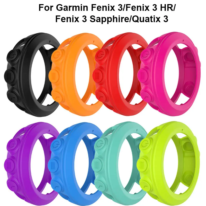 Силиконовый защитный чехол для Garmin Fenix 3/Fenix 3 HR/Fenix сапфировый умные аксессуары s |