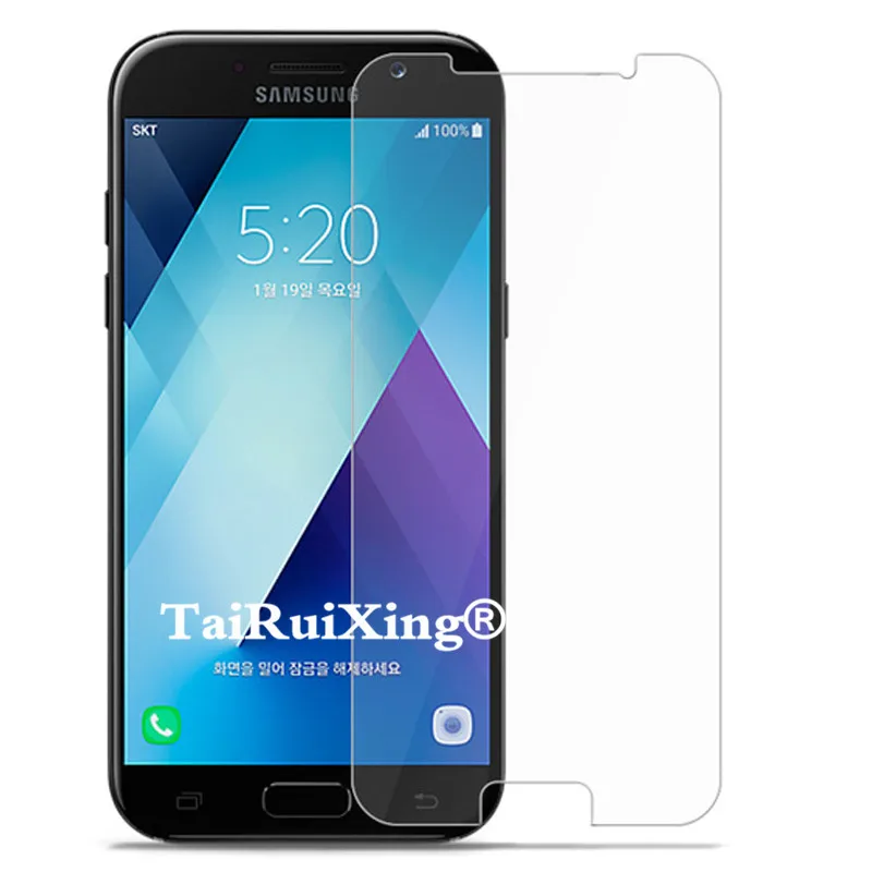 Закаленное Стекло для Samsung Galaxy A720 Экран протектор 2.5D 0.26 мм 9 H Защитная пленка A7 2017