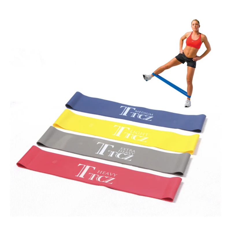 Растягивающаяся лента для упражнений эластичная тренировки Ruber Loop Crossfit Strength Pilates