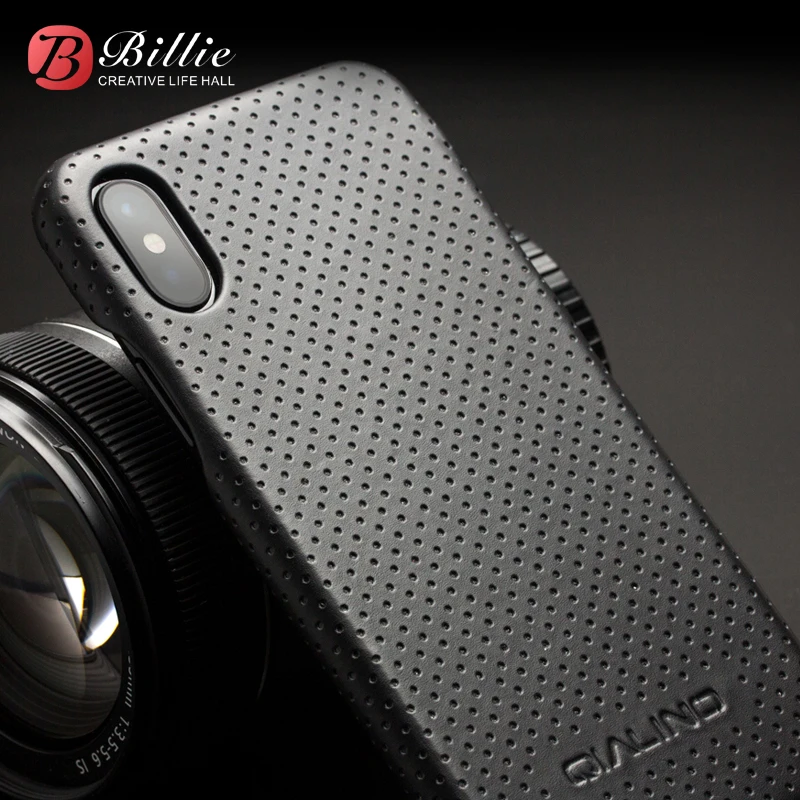 QIALINO Genuine Leather Case For iPhone X Luxury Ultrathin Cases for iPhone XS fashion Full Protective Back Cover for 5.8 inch
QIALINO Genuine Leather Case For iPhone X Luxury Ultrathin Cases for iPhone XS fashion Full Protective Back Cover for 5.8 inch