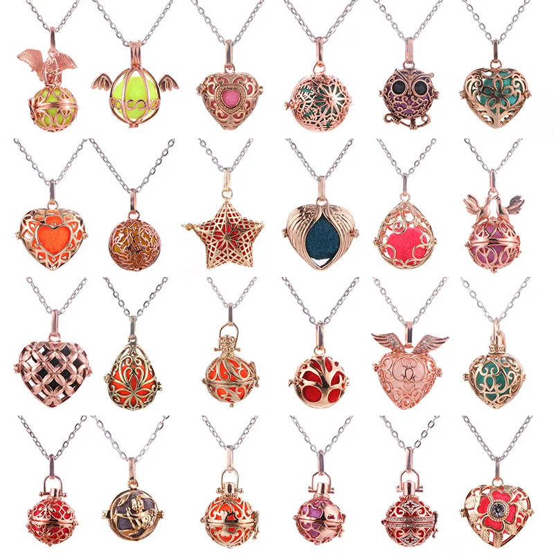 Fashion Music Ball Bell Antique Aromatherapy Diffuser Locket Pendant Necklace Charm Perfume Essential Oil Box Women Jewelry
Fashion Music Ball Bell Antique Aromatherapy Diffuser Locket Pendant Necklace Charm Perfume Essential Oil Box Women Jewelry