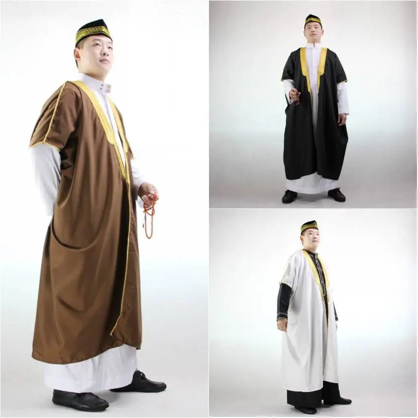 saudi arabia Cotton and linen embroided Muslim bachelor's clothing pakistan Speech costume Arabian cloak for men 123169
saudi arabia Cotton and linen embroided Muslim bachelor's clothing pakistan Speech costume Arabian cloak for men 123169