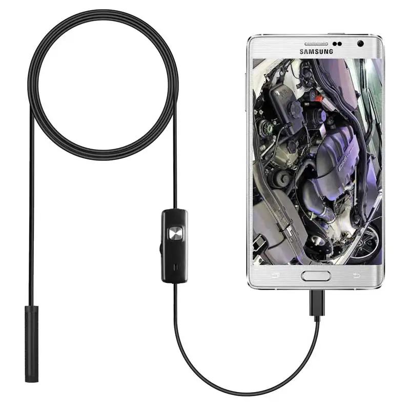 Endoscope 5.5mm Android waterproof mobile phone LED endoscope inspection camera borescope hard/soft wire car pipe inspection
Endoscope 5.5mm Android waterproof mobile phone LED endoscope inspection camera borescope hard/soft wire car pipe inspection