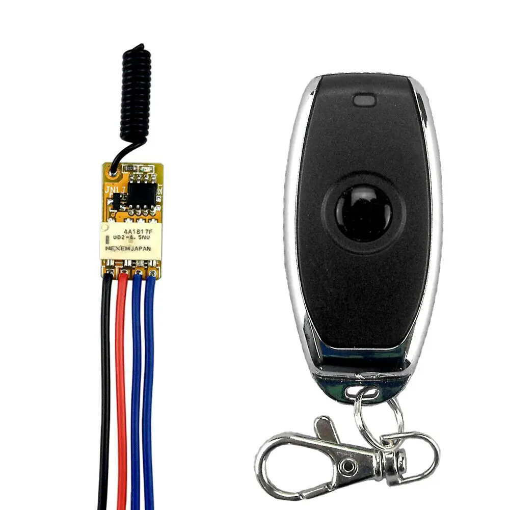 RF Wireless Remote Control Switch 433mhz Transmitter Receiver 3.7v 5v 6v 9v 12v Battery Power Mini Small Relay Controller Module
RF Wireless Remote Control Switch 433mhz Transmitter Receiver 3.7v 5v 6v 9v 12v Battery Power Mini Small Relay Controller Module