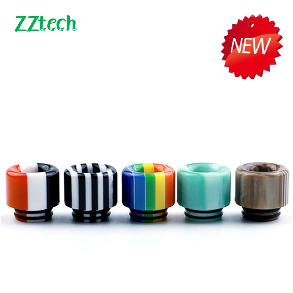 ZZtech New Arrival E-cigarette 810 Mouthpiece Stripe Epoxy Resin Drip Tip for TFV8&TFV12&810 Universal Tank Vape Accessories
ZZtech New Arrival E-cigarette 810 Mouthpiece Stripe Epoxy Resin Drip Tip for TFV8&TFV12&810 Universal Tank Vape Accessories