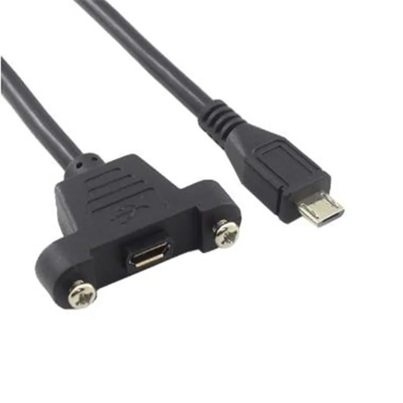 Micro USB 5Pin Male to Female Extension Panel Mount Type Cable with Screws 50cmPanel Mount Type
Micro USB 5Pin Male to Female Extension Panel Mount Type Cable with Screws 50cmPanel Mount Type