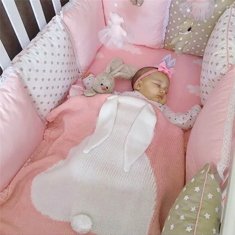 Newborn Baby Blankets Rabbit Ears Crochet Blanket Swaddle Kids Bedding Cover Quilt Appease Soft Baby Photo Props Swaddling Wrap
Newborn Baby Blankets Rabbit Ears Crochet Blanket Swaddle Kids Bedding Cover Quilt Appease Soft Baby Photo Props Swaddling Wrap