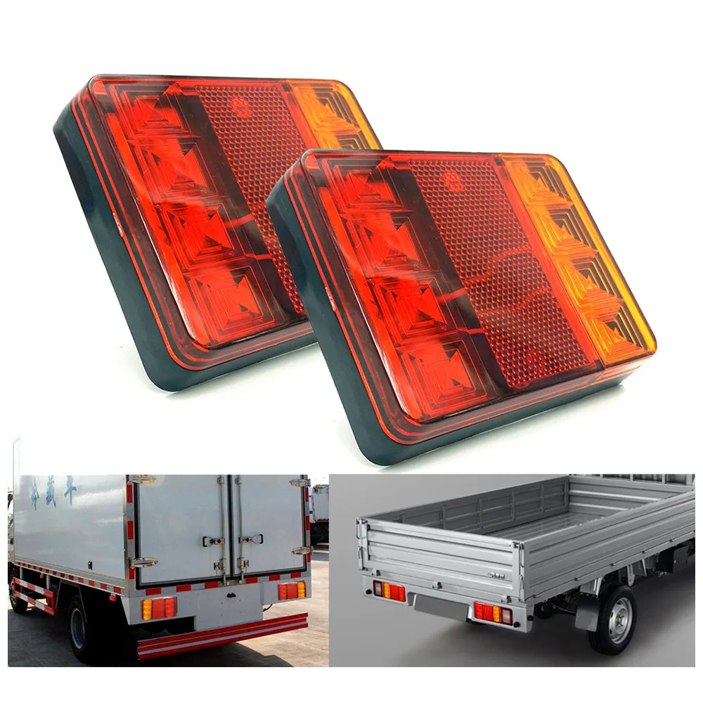 OHANEE Car Truck LED side Rear Tail Light Warning Lights Rear Lamps Waterproof Tailight Parts for Trailer Caravans DC 12V
OHANEE Car Truck LED side Rear Tail Light Warning Lights Rear Lamps Waterproof Tailight Parts for Trailer Caravans DC 12V