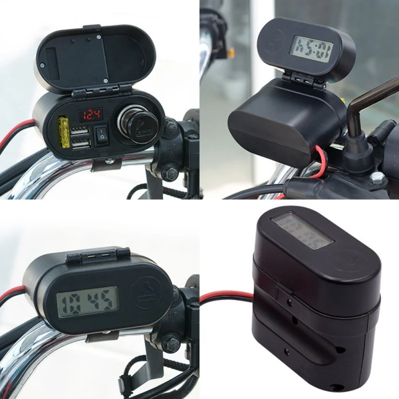 Drop shipping CS - 682A1 Motorcycle Cigarette Lighter USB Charger with Voltmeter Time Display
Drop shipping CS - 682A1 Motorcycle Cigarette Lighter USB Charger with Voltmeter Time Display