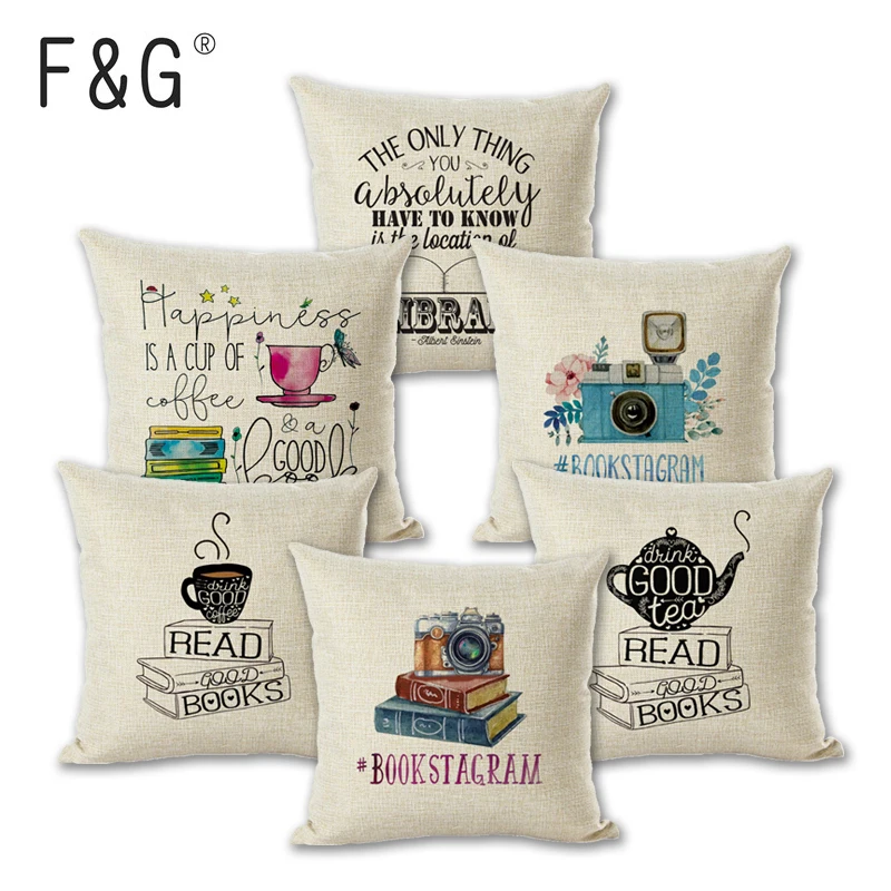 Newest Sofa Pillow Case Nice Tea Reading Books Beautiful Life Gorgeous Words Enjoy Time Cushion Cover
Newest Sofa Pillow Case Nice Tea Reading Books Beautiful Life Gorgeous Words Enjoy Time Cushion Cover
