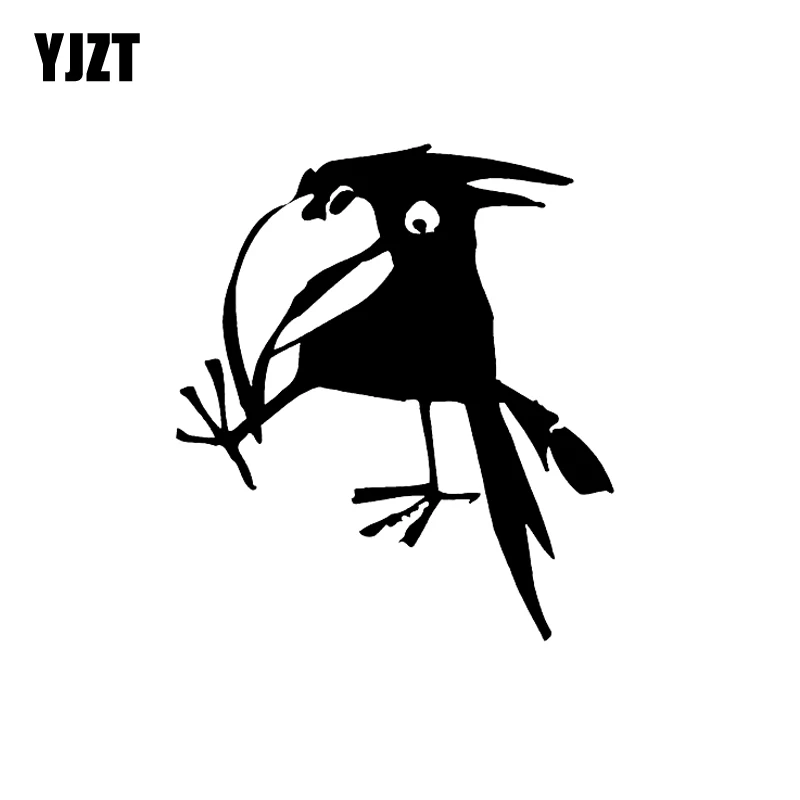 YJZT 13.8CM*15.5CM Funny Animal Crow Bird Vinyl Waterproof Car Sticker Decal Black/Silver C11-1266
YJZT 13.8CM*15.5CM Funny Animal Crow Bird Vinyl Waterproof Car Sticker Decal Black/Silver C11-1266