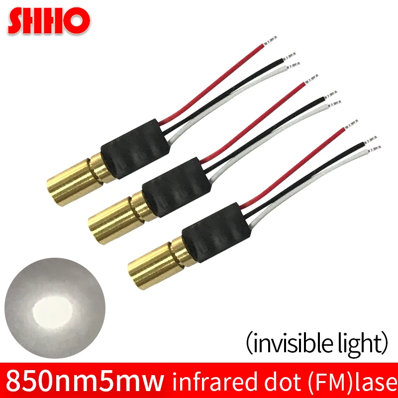 Frequency modulation 850nm 5mw PWM infrared dot laser module radar IR point position measuring instrument TTL /APC 0Hz-50KHz
Frequency modulation 850nm 5mw PWM infrared dot laser module radar IR point position measuring instrument TTL /APC 0Hz-50KHz