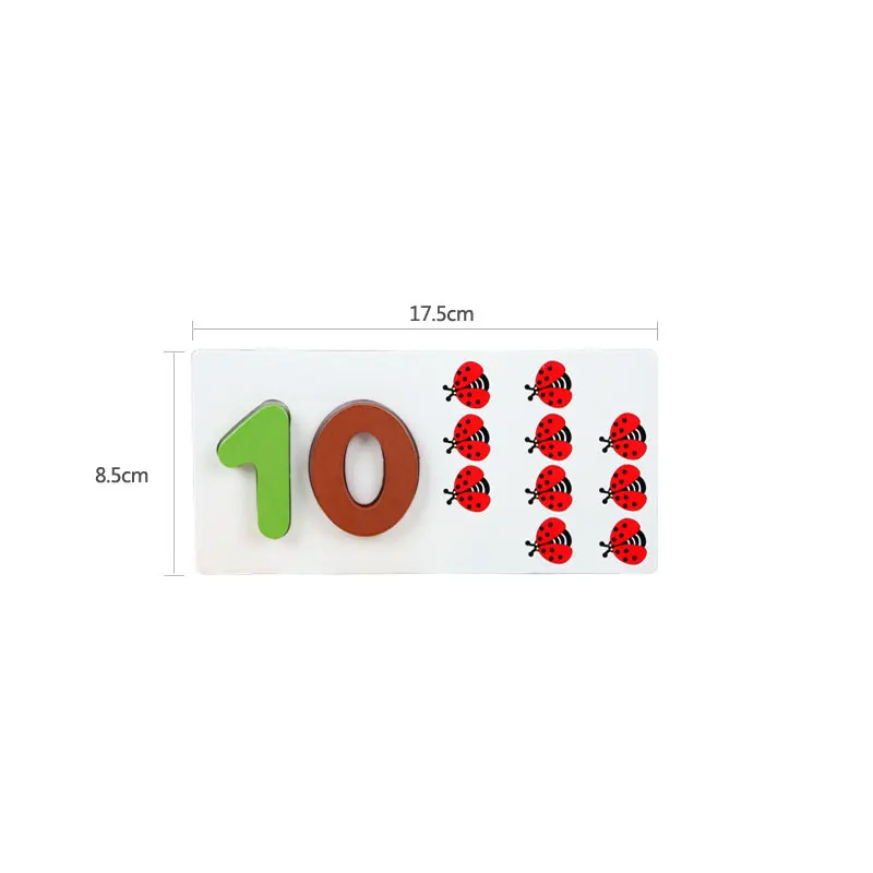 Montessori Wooden Toys Educational Baby Materials Math Toys Early Learning Wood Toy Number Matching Board CC1044H
Montessori Wooden Toys Educational Baby Materials Math Toys Early Learning Wood Toy Number Matching Board CC1044H