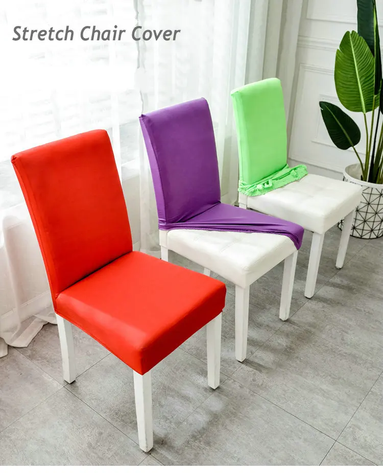 2PCS/LOT Solid Color Chair Cover Stretch Dining Chair Covers Hotel Supplies Banquet Seat Covers Universal
2PCS/LOT Solid Color Chair Cover Stretch Dining Chair Covers Hotel Supplies Banquet Seat Covers Universal
