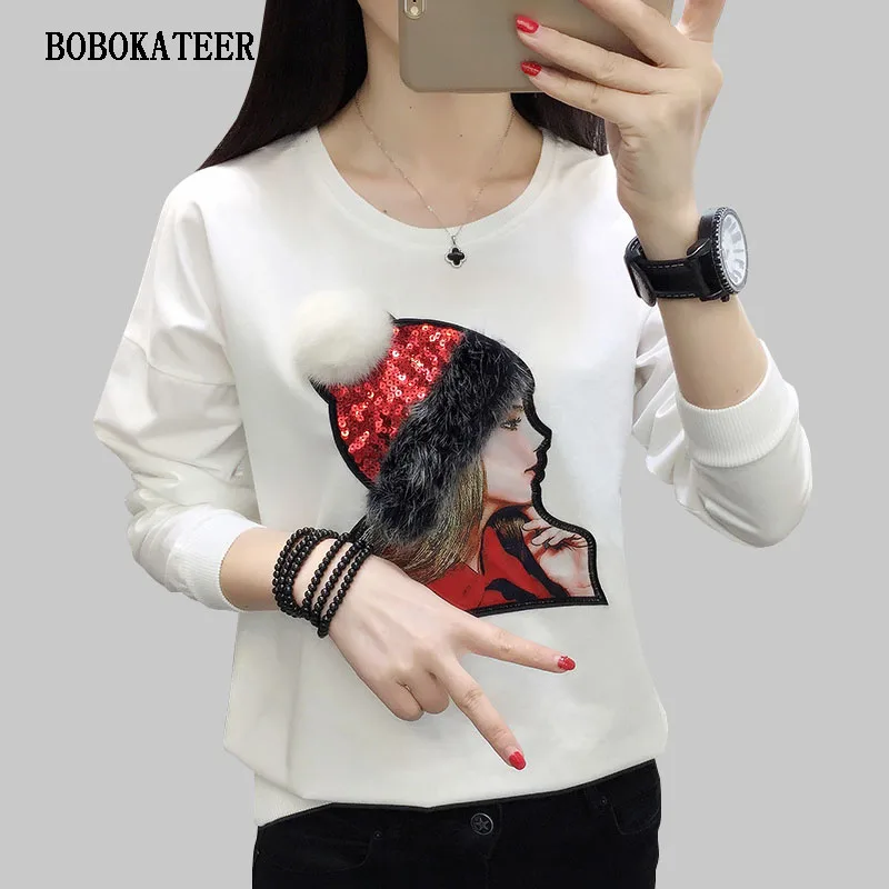 BOBOKATEER plus size tshirts cotton women tshirt white top casual black t shirt women t-shirt femme poleras mujer de moda 2020
BOBOKATEER plus size tshirts cotton women tshirt white top casual black t shirt women t-shirt femme poleras mujer de moda 2020