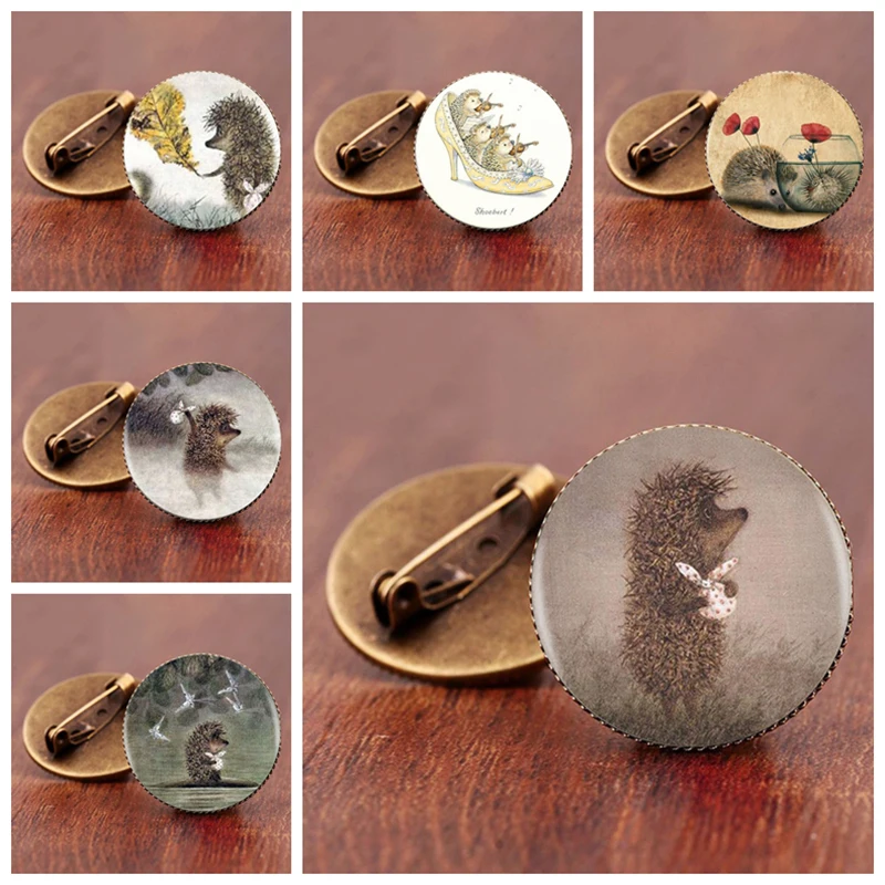 SUTEYI Vintage Hedgehog Brooch Cute Animal Pins Fashion Jewelry Brooches Antique Bronze Plated Collar Pin For Women Gift
SUTEYI Vintage Hedgehog Brooch Cute Animal Pins Fashion Jewelry Brooches Antique Bronze Plated Collar Pin For Women Gift